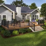 Aluminum Railing And Stair Handrail Railing Application