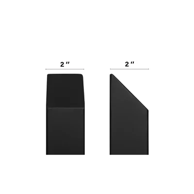 Steel Black Flanged Post Detail