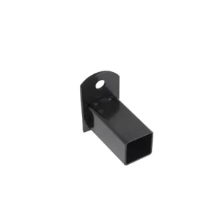 Black Fence Rail Mounting Brackets