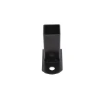 Black Fence Rail Mounting Brackets