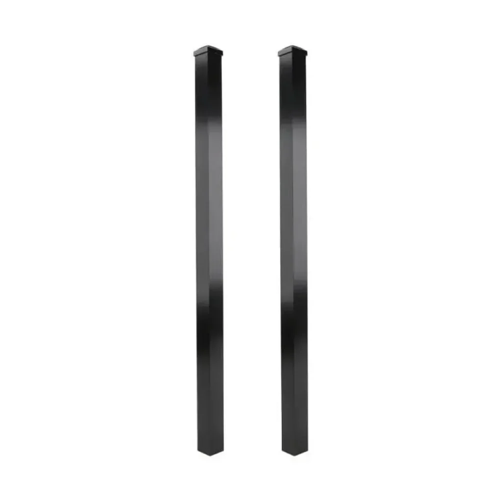 Black Metal Inground Post