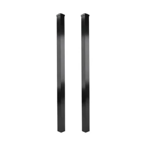 Black Metal Inground Post