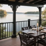 Custom Steel Railing And Stair Handrail Railing Application