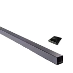 Black Metal Inground Post