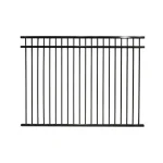 3 Rails Flat Top Aluminum Fence