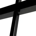 3 Rails Flat Top Aluminum Gate Detail