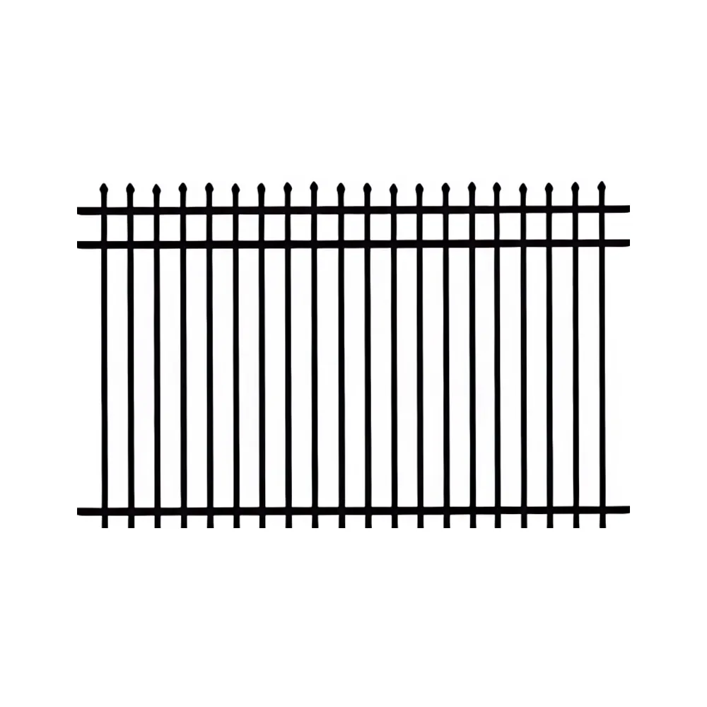 Aluminum 3 Rails Spear Top fence