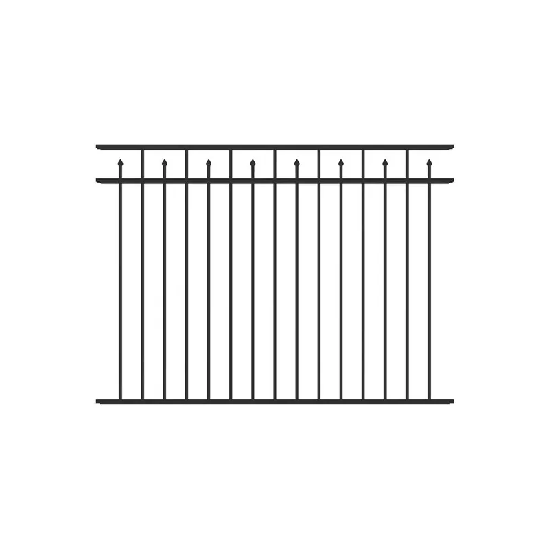 Aluminum Flat Top with Spear Fence