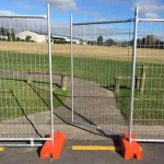 Weld Mesh Temporary Fence Gate application