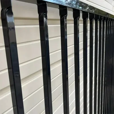 galvanized steel biasable fence