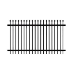 steel commercial spear top fence