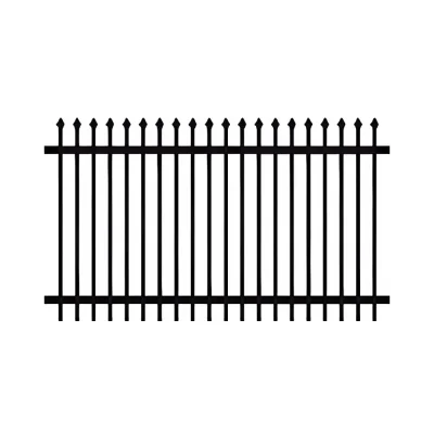 steel commercial spear top fence