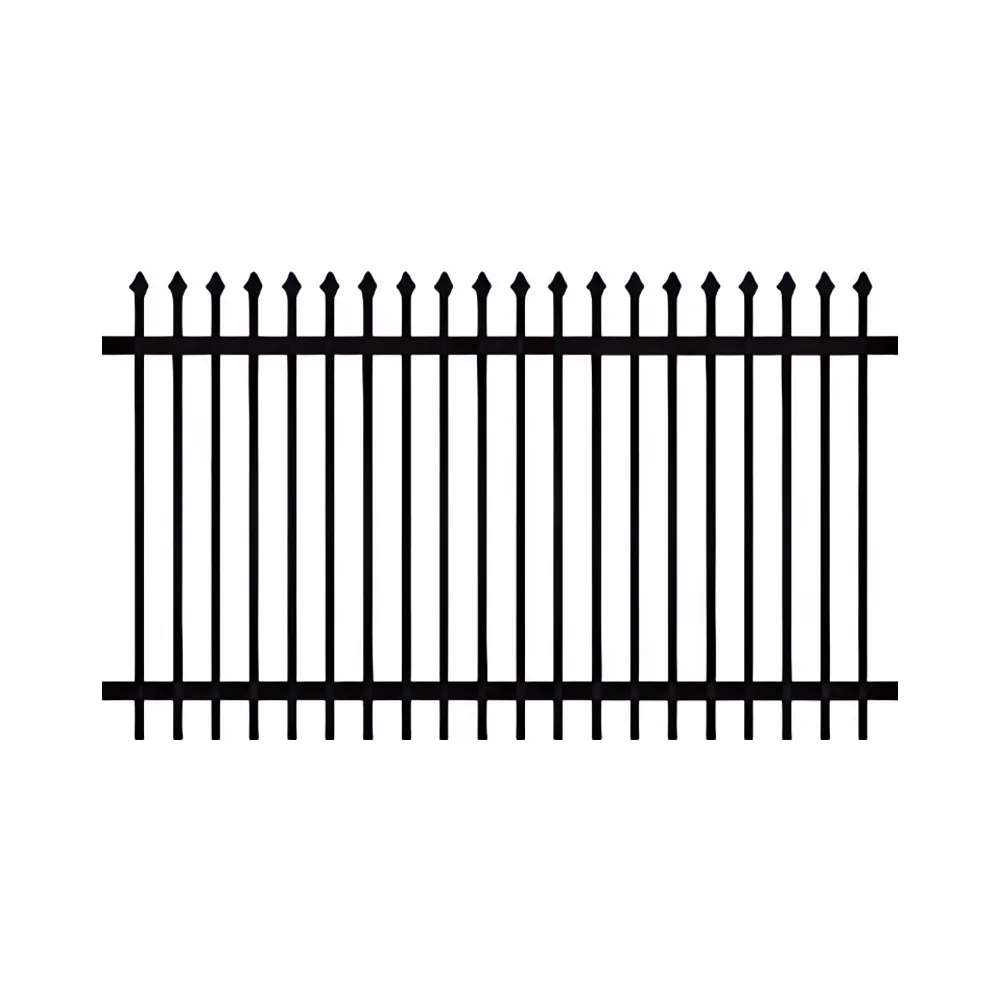 steel commercial spear top fence