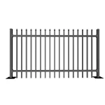 steel press point fence