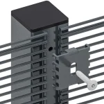 358 Mesh Clips detail