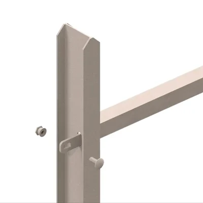 steel palisade fence posts