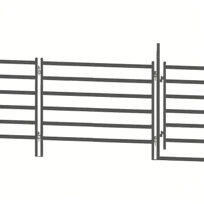 Galvanized Steel Horse Yard Fencing