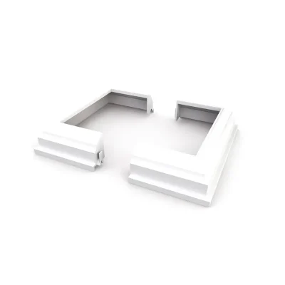 vinyl post skirt assemble