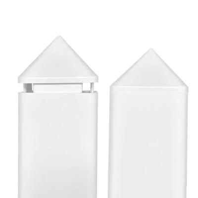 vinyl sharp picket fence post caps usage