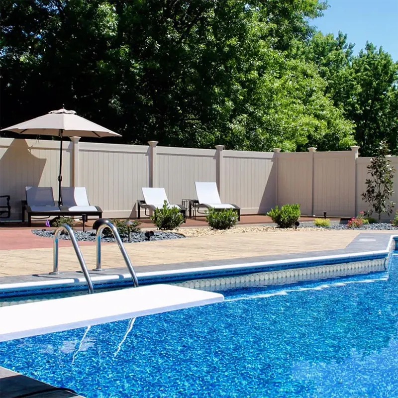 vinyl fence for backyard privacy