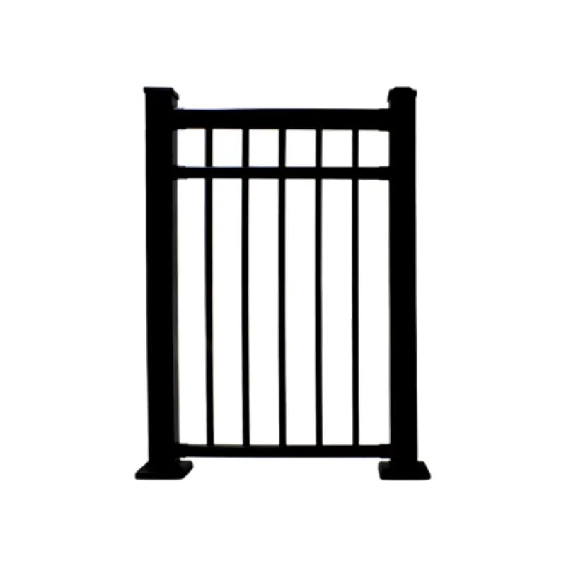 3 Rail Aluminum Flat Top Railing with Balusters