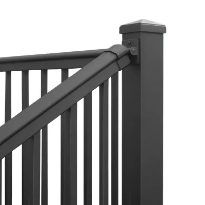 6ft Aluminum Adjustable Infill Stair Railing Detail