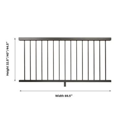 Aluminum Infill Railing Detail