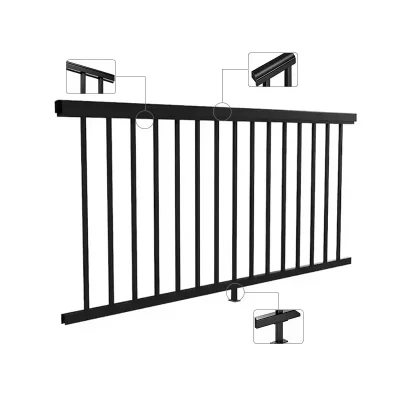 Aluminum Infill Railing Details