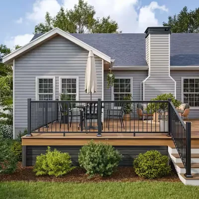 8ft Aluminum Infill Railing for Deck