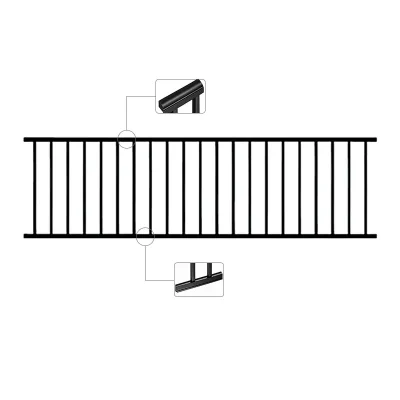 Commercial Deck Railing Detail