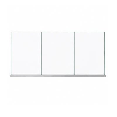 Aluminum Frameless U Channel Glass Railing