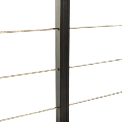 Aluminum Horizontal Cable Railing Detail