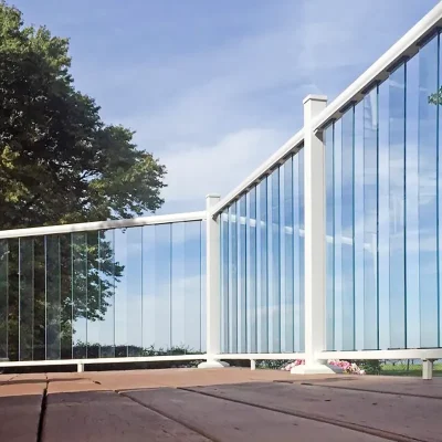 Baluster Glass Infill Railing for Terrace