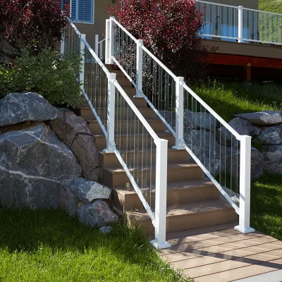 Baluster Glass Infill Stair Railing for Residential